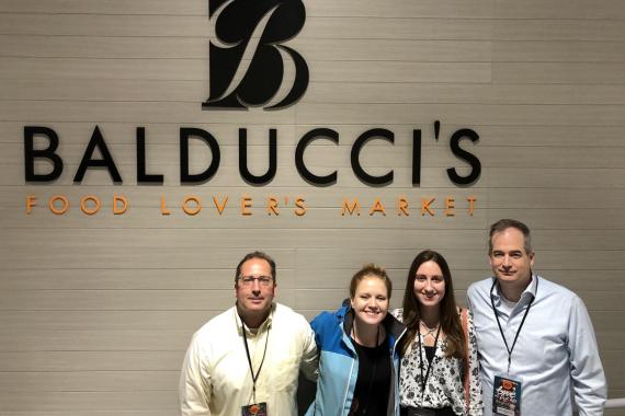 Zurka team at the grand opening of Balducci's Food Lover's Market in Reston, VA