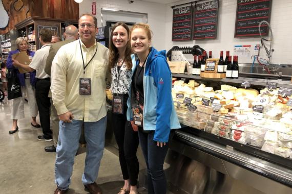 Zurka team at the grand opening of Balducci's Food Lover's Market in Reston, VA