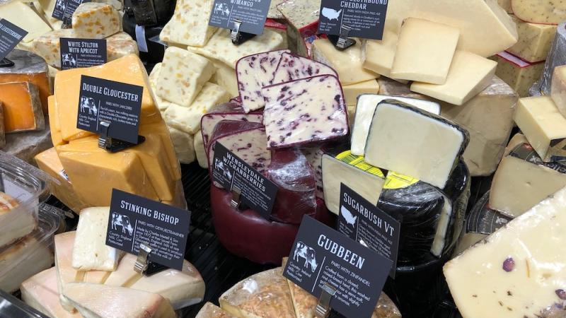 Balducci's cheese selection
